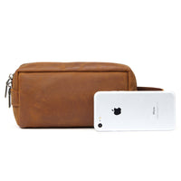 Henry Leather Wash Bag